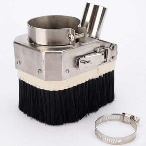 CNC Router Dust Shoe Cover Cleaner Stainless Steel And Nylon Brush In A Compact for CNC Router for Spindle Motor Milling Machine(65mm)