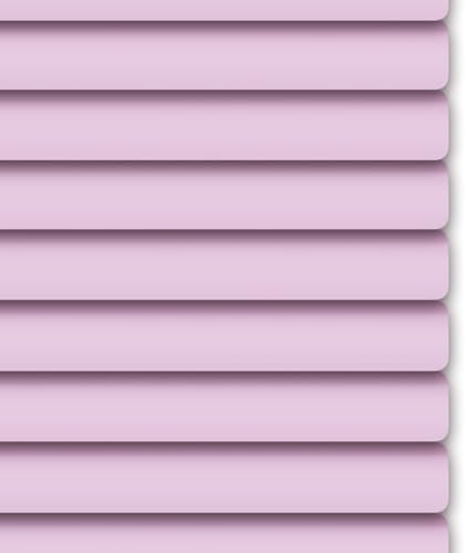 Aluminium Jalousie, 25mm Lamellen Metall Jalousette, Innen Sichtschutz Fenster Rollo, Horizontale Jalousien Sichtschutz 25cm 45cm 70cm 90cm 115cm 120cm 160cm(Pink)