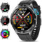 2025 Smartwatch Uomo con ECG/𝐆li𝐜𝐞𝐦𝐢𝐚/HRV/Lipidi/Acido Urico/BMI/Sonno,1.43AMOLED Orologio Fitness con Chiamate,24h Cardiofrequenzimetro/Pressione Sanguigna/Temperatura Corporea,per Android iOS