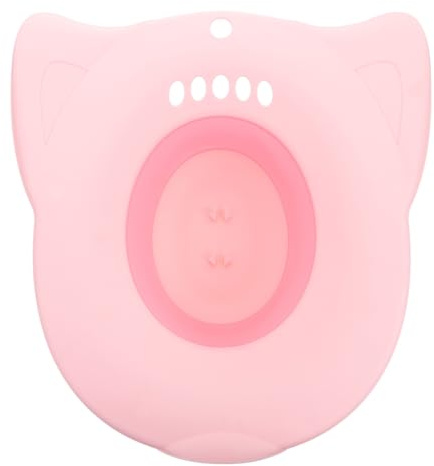 GRIRIW Faltbarer Sitzbadewanne für Bequeme Körperpflege Ergonomisches Design Passend für Toiletten für Schwangere Senioren und Patienten