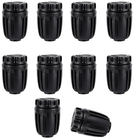 Werownsgso 10PCS Drip Irrigation End Caps 16mm Drip Irrigation Connectors Micro Irrigation Fittings Garden Watering System Plastic Tubing Accessories Suitable For Gardening Farmland Irrigation