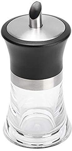Jeffergarden Zuckerdose Acryl Glas Zuckerstreuer mit Edelstahl Auslauf für Zucker und Kaffee Küchenutensil (100 ml)