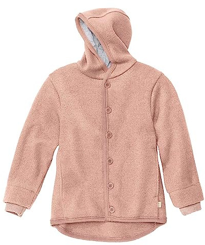 Disana WALK-JACKE, 100% Bio-Merinowolle GOTS, IVN Best | mit Kapuze | Baby Kleinkind Kind Unisex | Made in Germany