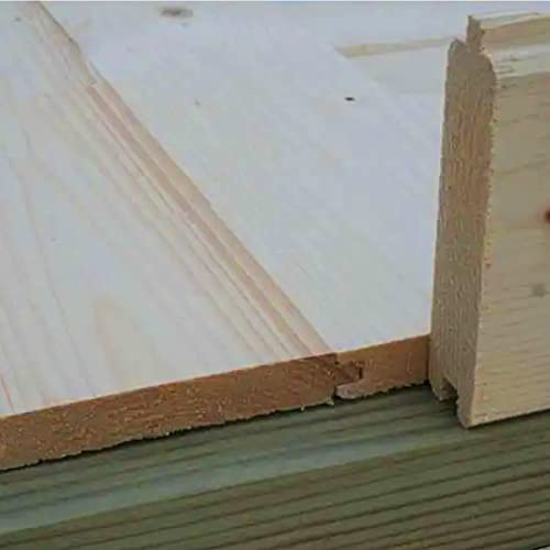 Alpholz 3 m 28 mm Holzfußboden für Gartenhäuser & Gerätehäuser | Universal Fußboden Imprägniert