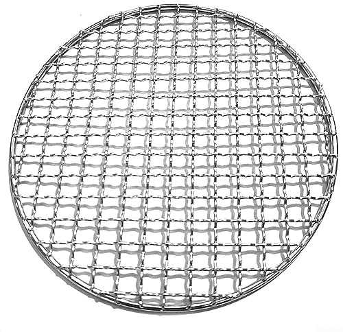 Backrost, rundes Grillnetz, rundes Kühlgitter, Camping Wandern Outdoor Mesh Drahtnetz zum Dämpfen, Ofen, Herd, Pfanne, Bratscheibe