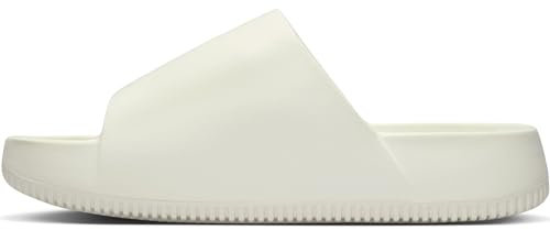 Nike Womens Calm Slide Sandal, Off-White, 8.5 UK