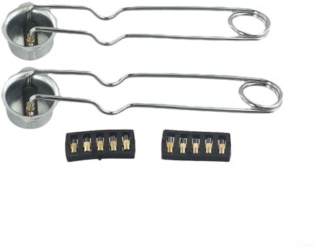 Lot de 2 briquets de qualité professionnelle pour brasage et survie avec 10 pierres de rechange