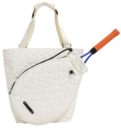 Badmintonväska, tennisväska - vattentät padelväska för pickleball - bärväska, sportväska för tennisracket, pickleballracket, badminracket