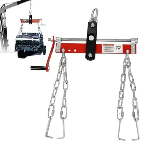 Nivelador de elevación de motor, equilibrador de carga de garaje, equilibrador de carga de suministro de motor, nivelador de motor, mango ajustable, capacidad de 0.9 toneladas para grúa de tienda