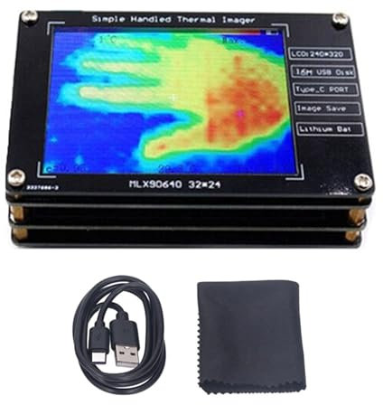 FUXIU Termocamera termica tenuta in mano professionale con rilevazione precisa di temperatura dell'esposizione di alta risoluzione per i tecnici dell'ingegnere