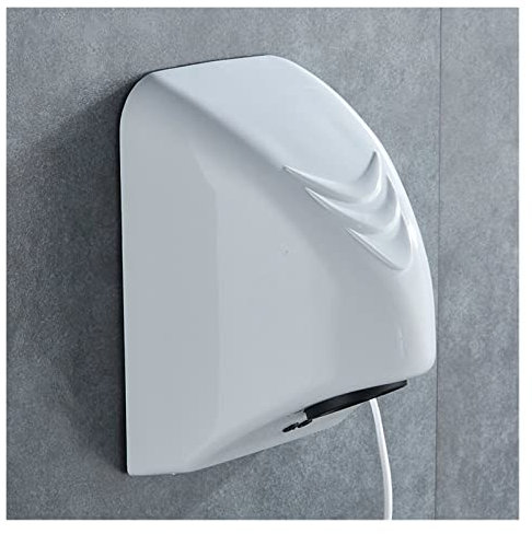 MYUYEE Hand Dryers Automatic Hand Dryer Wall-mounted Electric Induction Commercial Bathroom Washroom Wind Blower for Toilets Commercial and Household,