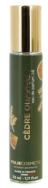 Folie Cosmetic - Cèdre oranger Eau de Parfum JB Gourmande - 33 ml