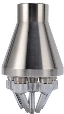 Luqeeg Ugello della Fontana, Spray per Ugello di Fontana in Stile in Acciaio Inossidabile, Testa di dello Stagno, Altezza da 3,28 a 6,56 Piedi, Testa di per Decorazioni per lo Stagno da Esterno da