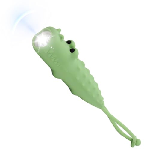 Lampe de Poche Enfant Rechargeable, Lampe Torche Crocodile Lampes Enfants | Lampes de Poche LED Torche Silicone pour Enfant Camping Cadeau, Flashlight Pour Garçon Fille, Dimmable
