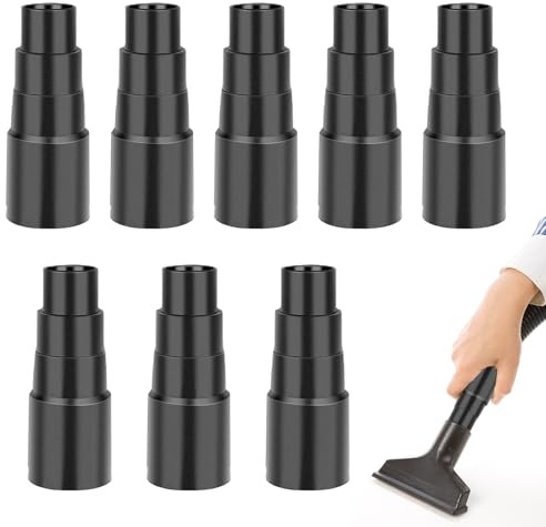 Universal Vacuum Adapter, 8Pcs Vacuum Hose Clearner Adapter for Power Tools | Dust Extraction Vacuum Cleaner Conversion Adapter for Grinding Machine Circular Saw Table Saw