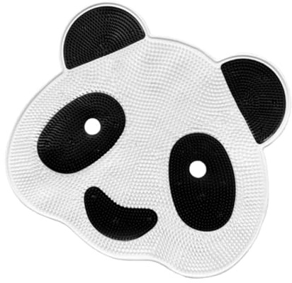 MERRYHAPY Brosse Douche Exfoliante Lave Sol De Douche Avec Ventouse Motif Panda De Dessin Animé