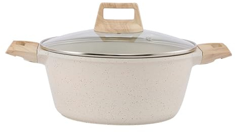 Blissbuilt Soup Pot Modern Multi-Functional Ceramic Soup Pot Maifan Stone Pot Household Flat Bottom Double-Ear Soup Boiler Stove With Lid,Non-Stick Cooking Pot