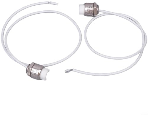 CWOQOCW 2 Stück R7s Lampenfassung, Metall-Lampenfassung, kompatibel mit R7S-Lampenröhre, hitzebeständige Lampenfassung für LED- oder Halogen-Beleuchtung