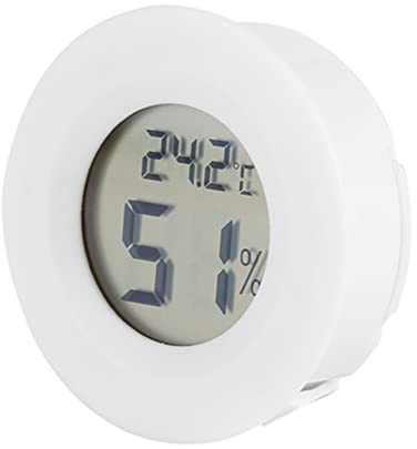 Annadue Digital Temperature Humidity Meter, LCD Thermometer Hygrometer for Reptile Pet, Digital Hygrometer with Probe, Indoor Humidity Monitor for Terrarium Incubator