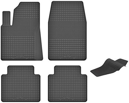 Gummimatten mit Tunnel kompatibel mit Lada NIVA (Bj. 1977-2020) ideal angepasst 5-Teile EIN Set