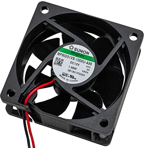 Fläkt 12 V DC 1,56 W 60 x 60 x 25 mm 45,9 m³/h 5200 U/min 45,9 m³/h Sunon MF60251VX1000UA99