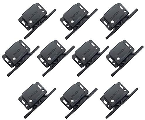 10-pack greppfångst, 4,5 kg husbil, lådspärr (OWACH CL-308) ersättning Southco C3-810 för husbil, släpvagn, husbil, marin, båtskåp (4,5 kg, svart)