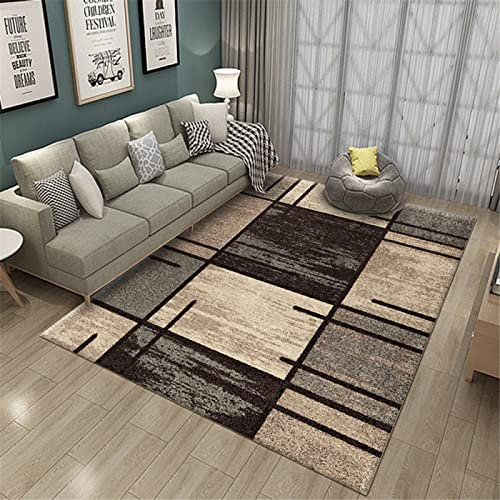 DJHWWD Schlafzimmer Teppiche Teppich Rechteckiger für Schlafzimmer, modernes Design mit niedrigem Flor, Wohnzimmerdekoration webteppich 80X120CM
