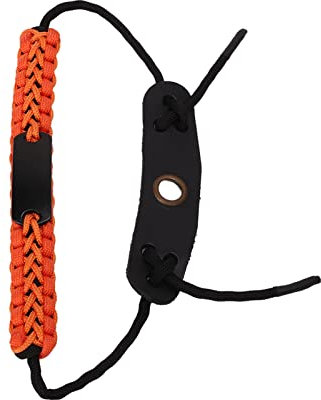 HEEPDD Bogenschießen Handschlaufe Nylon Verhindern Bogen Drop Pfeile Hohe Vielseitigkeit Ausrüstung für das Schießen (Orange)