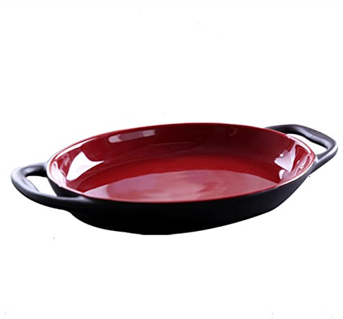 Lasagnera Teglia in ceramica, teglia ovale, casseruola for cucinare, torte, cene, cucina, banchetti e uso quotidiano Teglie da Forno
