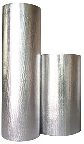 Réflecteur Radiateur Feuille d'isolation Panneaux réflecteurs de radiateur Feuille Isolante Auto-adhésive, Feuille d'aluminium Pare-Vapeur imperméable réfléchissant la Chaleur, Rouleaux de Film Isola