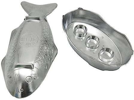 en Poisson Hot Pot Set - Plateaux Service en métal pour Assiettes Poisson, Plaque en Aluminium Thai Style Asian Street Food, Ensemble casseroles Chaudes pour dîner en Famille,