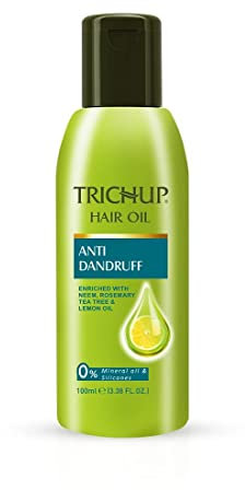 Green Velly Tricchup Anti-Dandruff Hair Oil - Enriched with Neem, Lemon, Rosemary & Tea Tree Oil - Help to Prevent Flakes and Dry Scalp -100ml (Pack of 1)