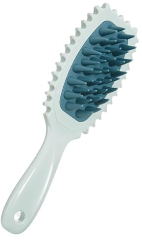 Shampoo-Bürste mit langem Griff, praktische Kopfmassagebürste, Kopfmassagebürste, stimuliert das Haarwachstum, für Mann und Frau