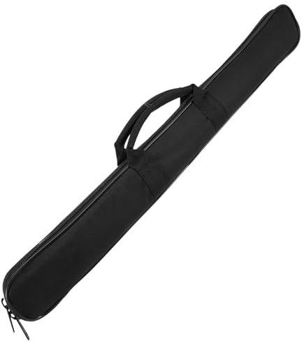 Schwarze Flötentasche aus Oxford Gewebe mit Innen Netztasche | Professionelle Flötentasche, Flötenkoffer, Aufbewahrungstasche für Flöten, Musikinstrumententasche Zufällige Farbe