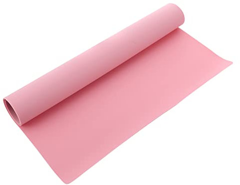 Cabilock Mantel Reutilizable Tapete De Computadora para Escritorio Alfombrilla para Hornear Macarrones Tapete De Mesa Positivo Soldadura Transparente Estera Cacerola No Gel De Sílice Rosa
