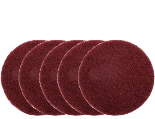 Dunxiles 5 Stücke Reinigungstuch Scheuerschwamm Industrielle Scheuerschwämme Nylon Polierschwamm 4 Zoll Polierschwamm Polierwerkzeuge, Reinigungswerkzeug