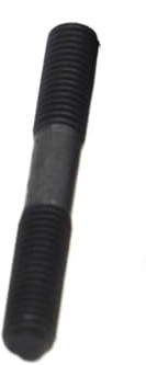 Gewindestange, 10 Stück Doppelgewindeschraube, M8/M10/M12 Bolzenschrauben, Bolzenlänge 30–150 mm, Bolzenschrauben, Bolzen, Gewindestangen mit Doppelkopf(M12 x 60MM)
