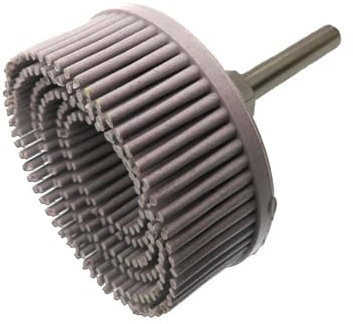 HDUNGM 2 Zoll Borstenscheibe 1 Stück mit 1/4 Zoll Schaft Schleifbürste Schmirgelpolierschleifscheibe for elektrische Bohrmaschine