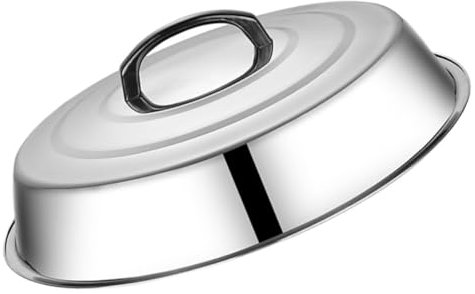 PAMINGONO Coperchio in Acciaio per Alimenti da Cucina Copertura Cupola Portatile per Servire Cibo Protezione da Macchie e Freschezza Design Creativo per Cucina e Feste