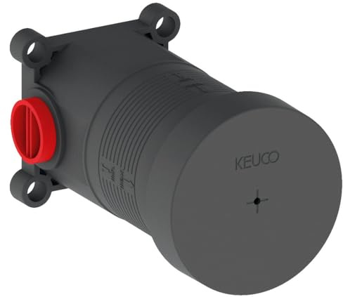 Keuco Solo Ixmo Operating Unit for Flush-Mounted Single-Lever Mixer Tap with Hose Connector – 1 x Black, 59552000170