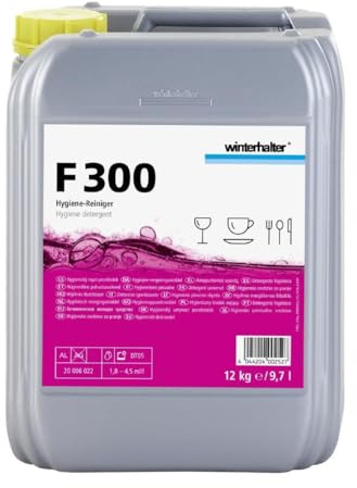 Winterhalter F300 Aluminium Safe All Purpose Hygienic Detergent, 9.7 Ltr