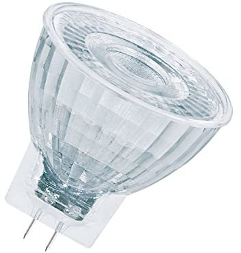 OSRAM MR11 LED Reflektorlampe mit GU4 Sockel, Warmweiss (2700K), Glas Spot, 1.8W, Ersatz für 20W-Reflektorlampe, LED STAR MR11 12 V, Warmweiß