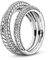 PANDORA Ring Icon Sterling Silber mit Zirkonia Größe: 54
