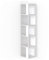 Vicco Eckregal Lio, stehendes Bücherregal, Weiß, 33.3 x 162.2 cm