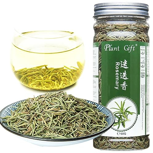 Plant Gift Natural Rosemary Tea 迷迭香 naturligt rosmarin te, lösa blad, rosmarin kryddor, rosmarin löv örtte för att förbättra minnet, bantning skönhet hudvård 80g / 2.823