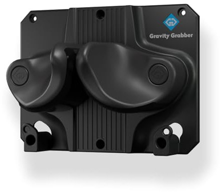 Gravity Grabber Ultimate Ski & Snowboard Wandhalterung - Passt zu jedem Ski/Snowboard - für Schadensfrei Lagerung von Rocker und Tips - 1x – Schwarz