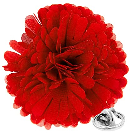 Vittorio Vico Premium Anstecknadel für Herren, formale Nelke, Blume, Anstecknadel – Anstecknadel für Männer, 2.5 (6.36CM), Polyester, nicht anwendbar