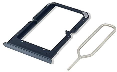 Eonpam Tiroir Carte SIM pour (Realme GT 5G) Support Qualité d'origine Remplacement Plateau Memory SD Slot Carte SIM avec Aiguille SIM(Noir)