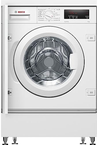 Bosch WIW24342EU Serie 6, Lavatrice a carica frontale, capacità 8 kg, 1200 rpm, Funzione Aggiungi bucato, Programmazione fine lavaggio, HygienePlus