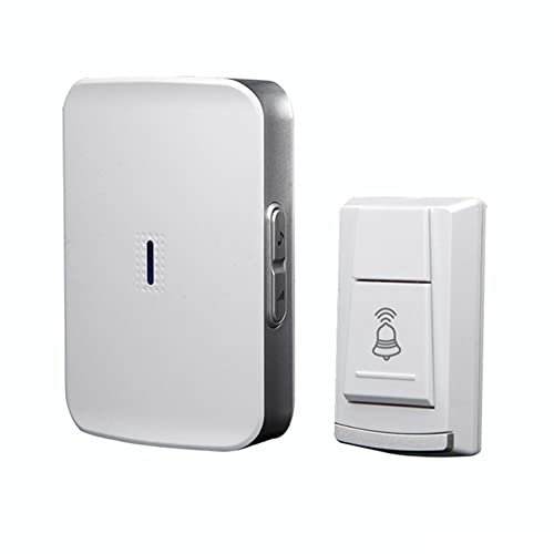 Générique Sonnette étanche sans Fil DC à Piles 2 Boutons récepteur 150M télécommande sans Fil Sonnette 36 carillons 3 volumes